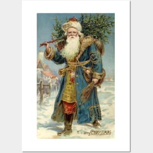 Victorian Santa Claus Posters and Art